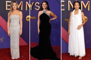 Jennifer Aniston, Selena Gomez and Greta Lee on the Emmys 2024 red carpet