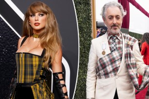 At the 2024 Emmys, Alan Cumming compared his plaid style to Taylor Swift's 2024 VMAs dress