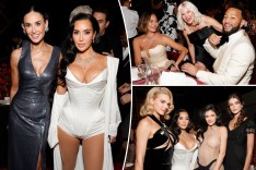 Kim Kardashian, Kendall Jenner, Demi Moore, Chrissy Teigen and more attend the Academy Museum Gala afterparty