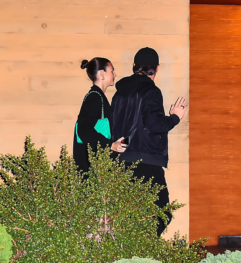 Leonardo DiCaprio and girlfriend Vittoria Ceretti were spotted holding each other showing some rare PDA while arriving for a dinner date at Nobu in Malibu, CA.  