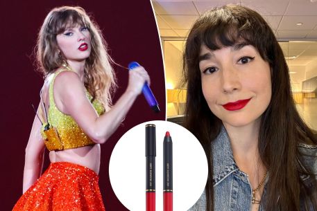 Taylor Swift’s favorite red lipstick is now available in pencil form — and we tried it