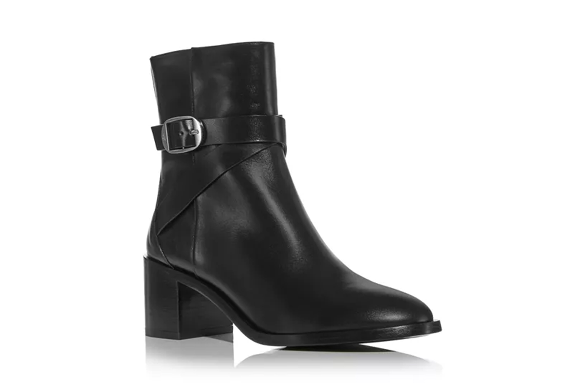 Stuart Weitzman Esme Belted Zip Booties