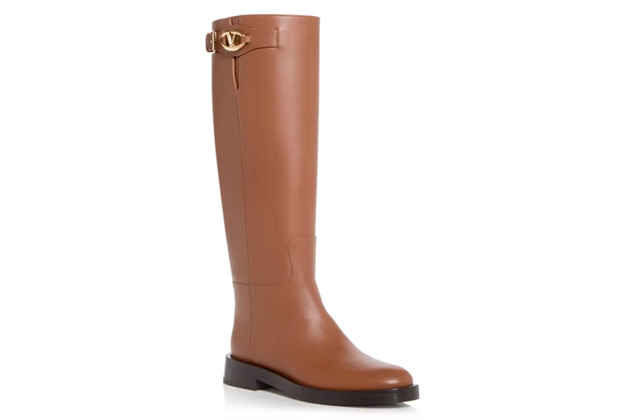 Valentino Garavani Buckled Riding Boots